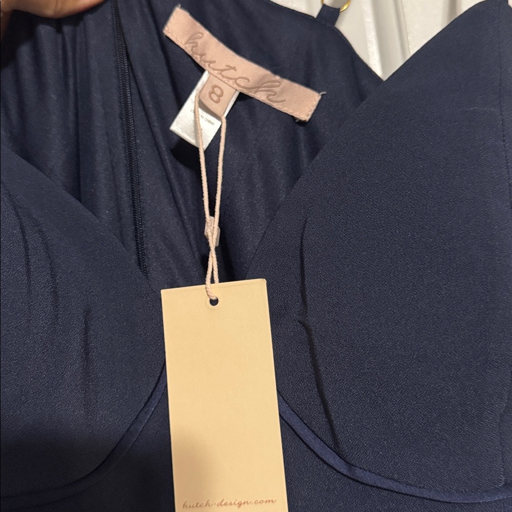 Hutch Ruby Bustier Drop Waist Belted Dress - Picture 8 of 8